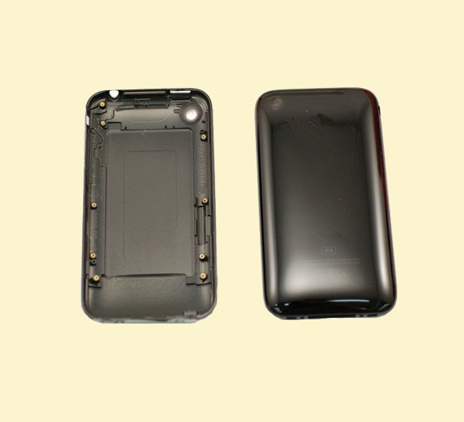 Back Cover for Phone 3G (Black/White)